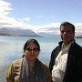 Courtesy: Shripad Kulkarni from Pune, India<br />Sanjeevani and Shripad Ji enjoying the calmness of a lake in New Zealand